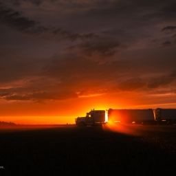 Hauling-Silhouette