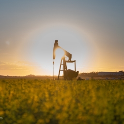 Oil-derrick-in-the-sun